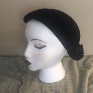 Velvet vintage hat